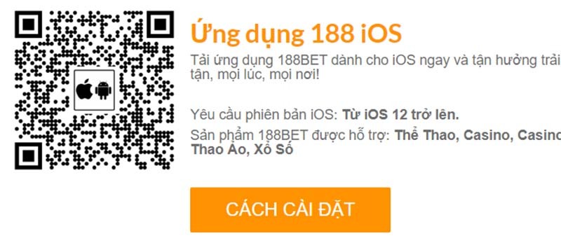 App 188Bet đang dần được các cược thủ đánh giá cao
