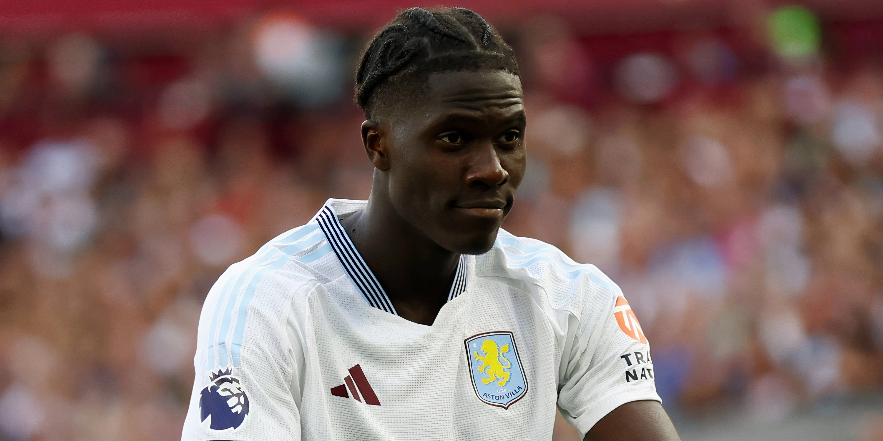 Tiền vệ Amadou Onana của Aston Villa ăn mừng, nhiều khả năng đá chính.