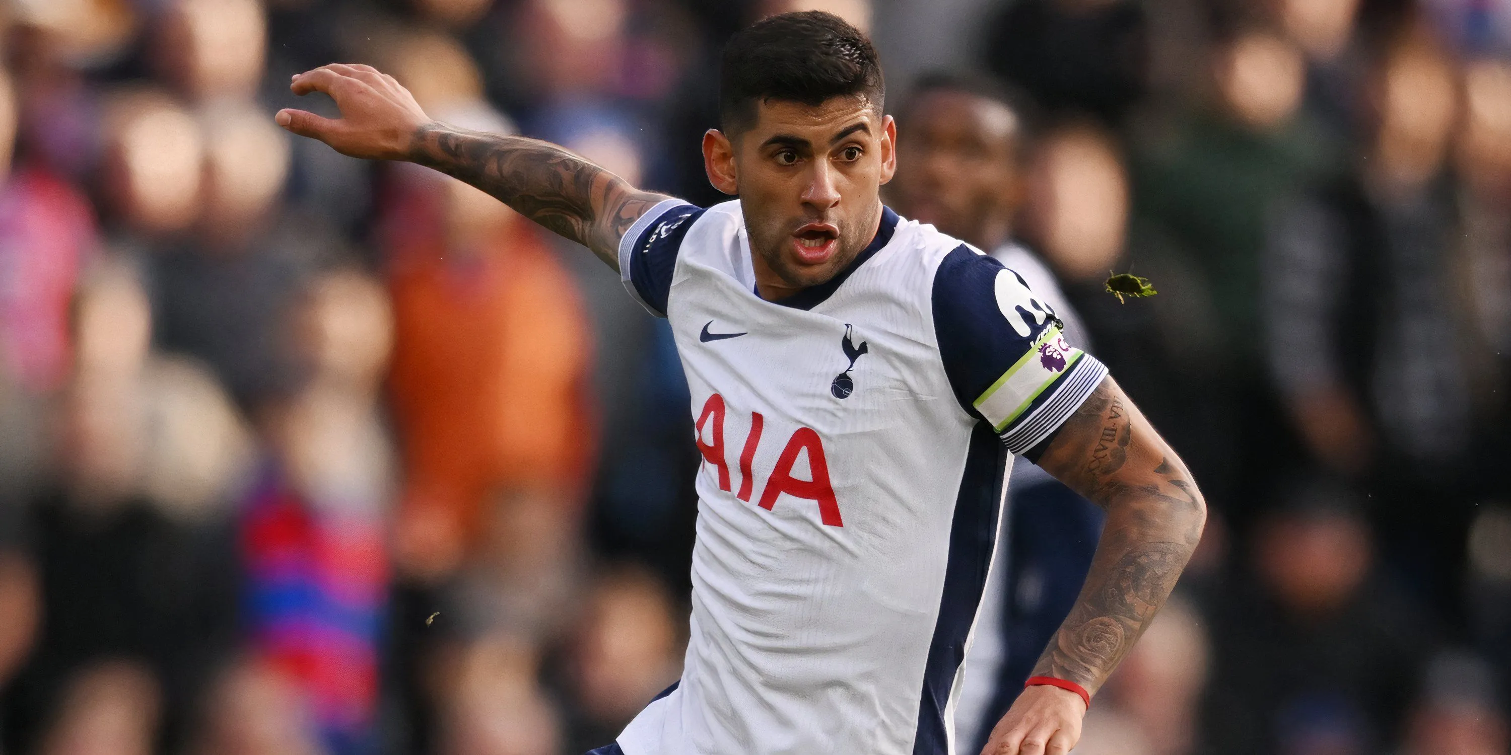 Cristian Romero thi đấu cho Tottenham
