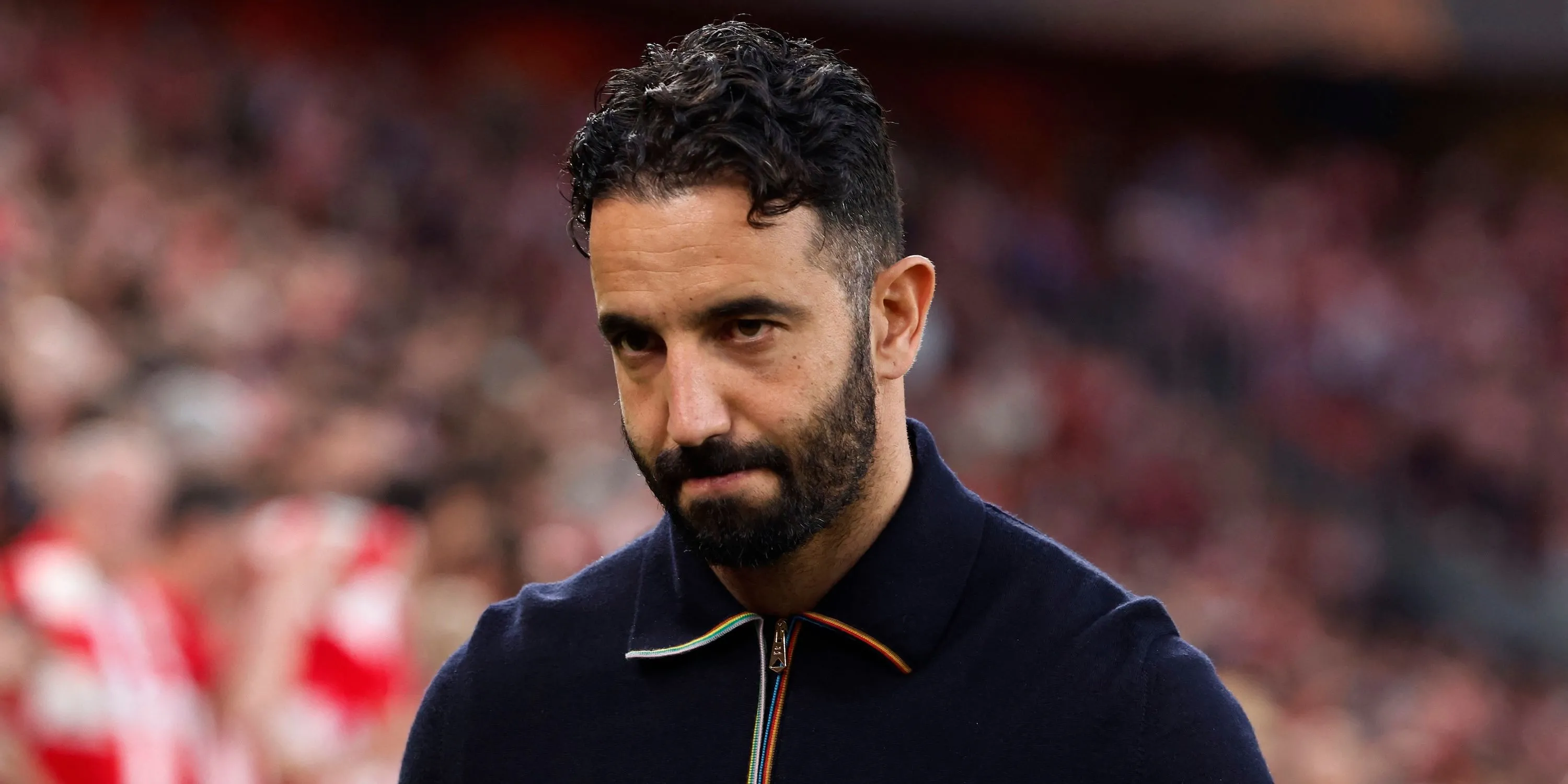Huấn luyện viên trưởng Manchester United, Ruben Amorim, trước trận đấu