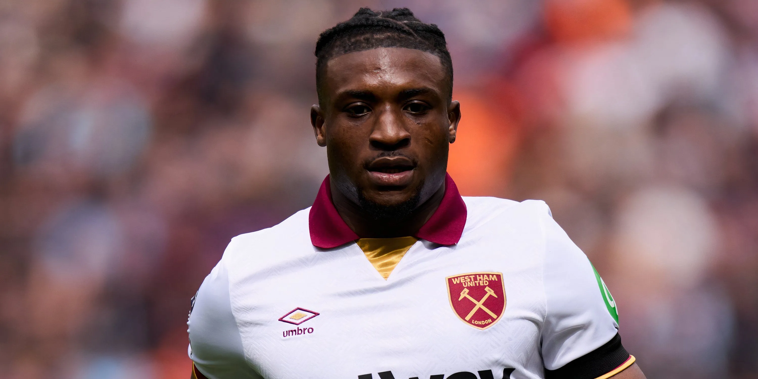 Mohammed Kudus trong màu áo West Ham United thi đấu tại Ngoại hạng Anh