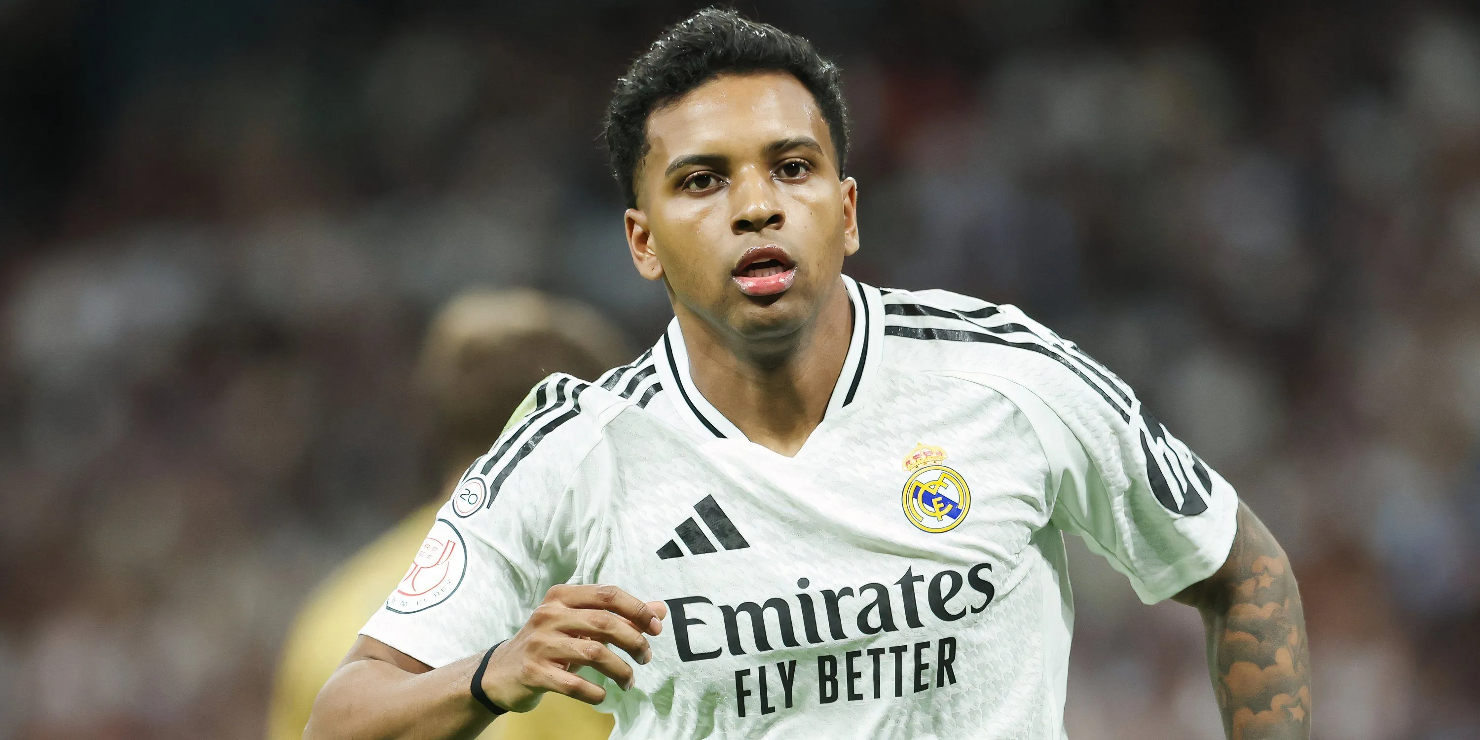 Rodrygo thi đấu cho Real Madrid giữa tin đồn được Arsenal quan tâm