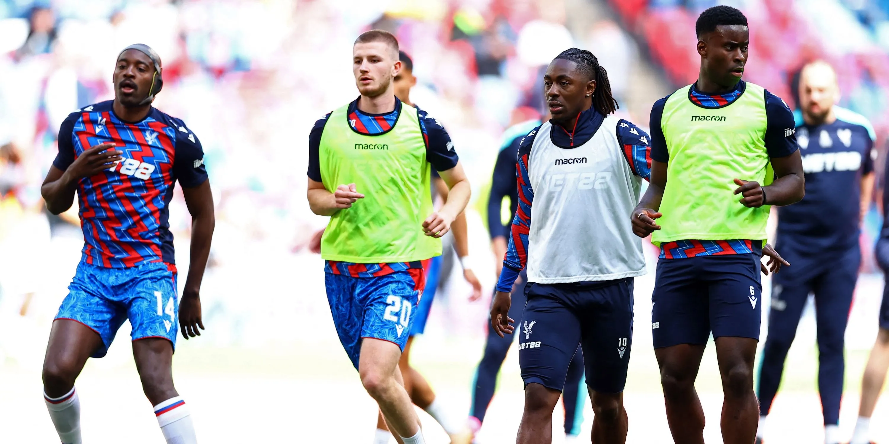 Các ngôi sao của Crystal Palace, bao gồm Adam Wharton, Eberechi Eze và Marc Guehi.