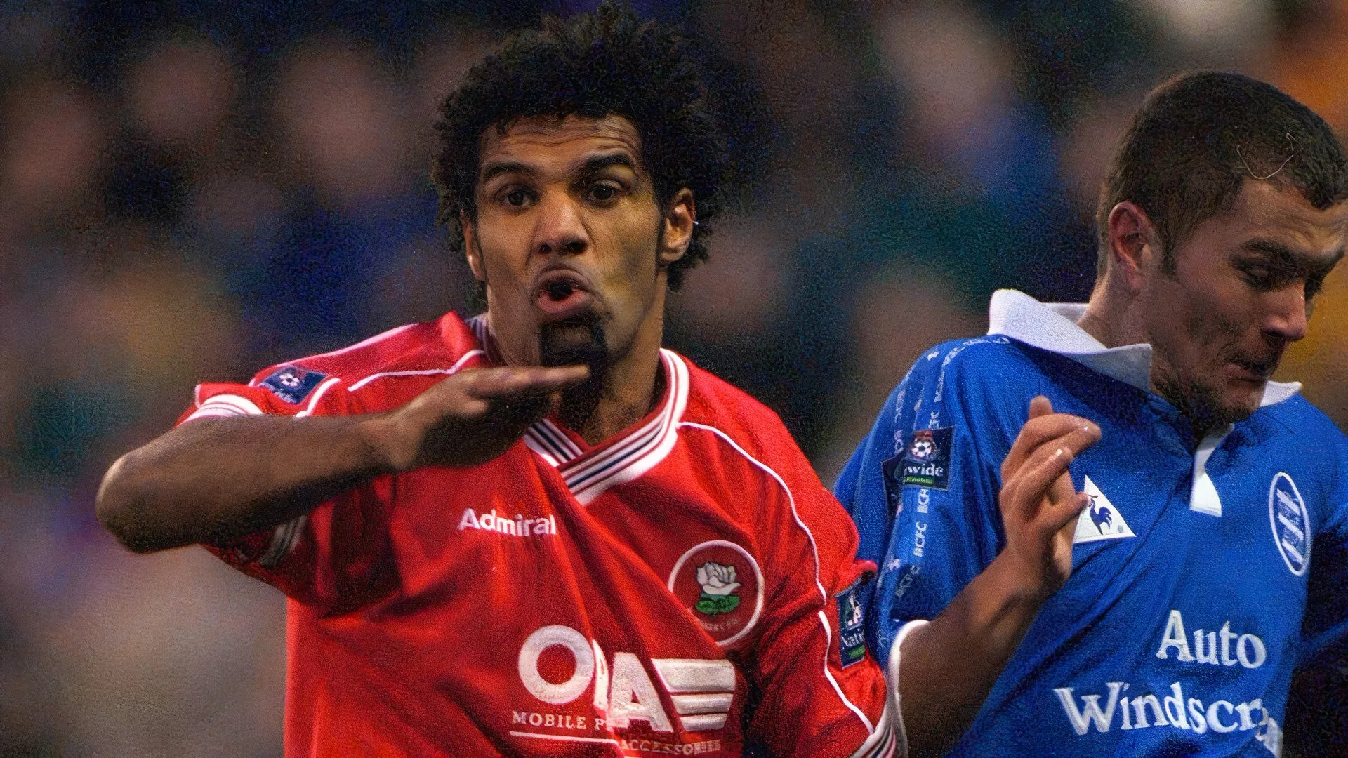 Don Goodman playing for Barnsley vs Birmingham City