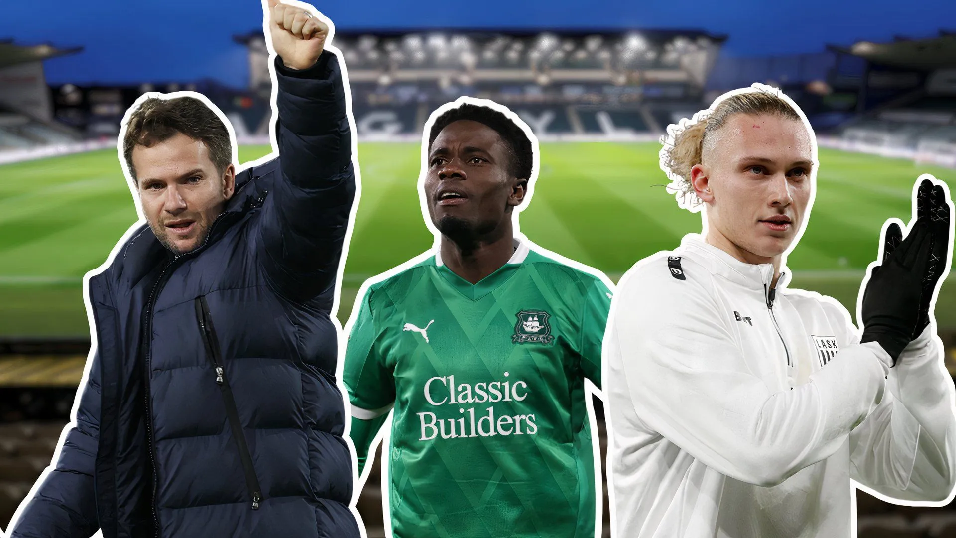 Huấn luyện viên Tom Cleverley của Plymouth Argyle và các cầu thủ liên quan đến tin tức chuyển nhượng