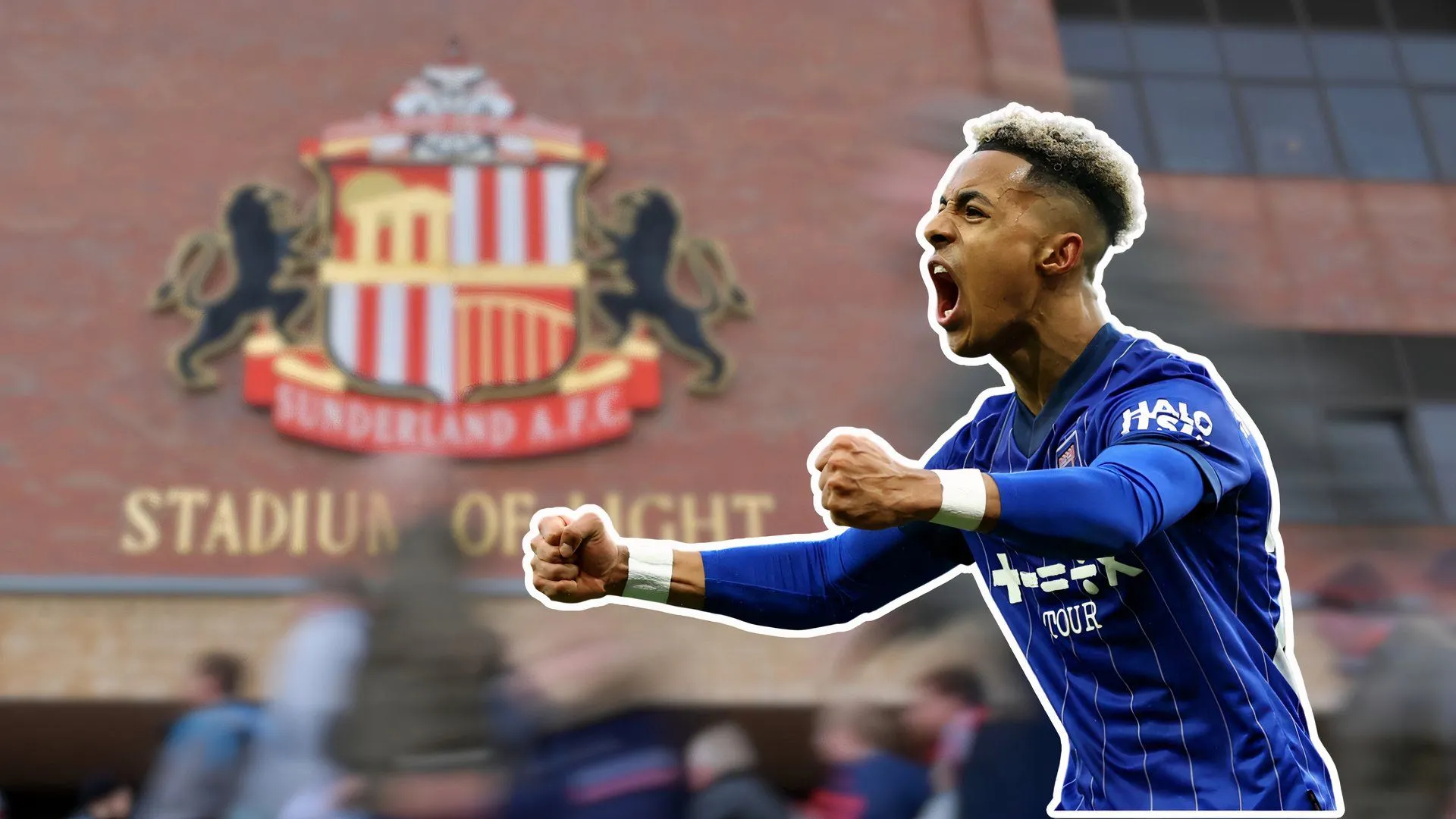 Omari Hutchinson trong màu áo Ipswich, đang là mục tiêu của nhiều đội bóng Ngoại hạng Anh.