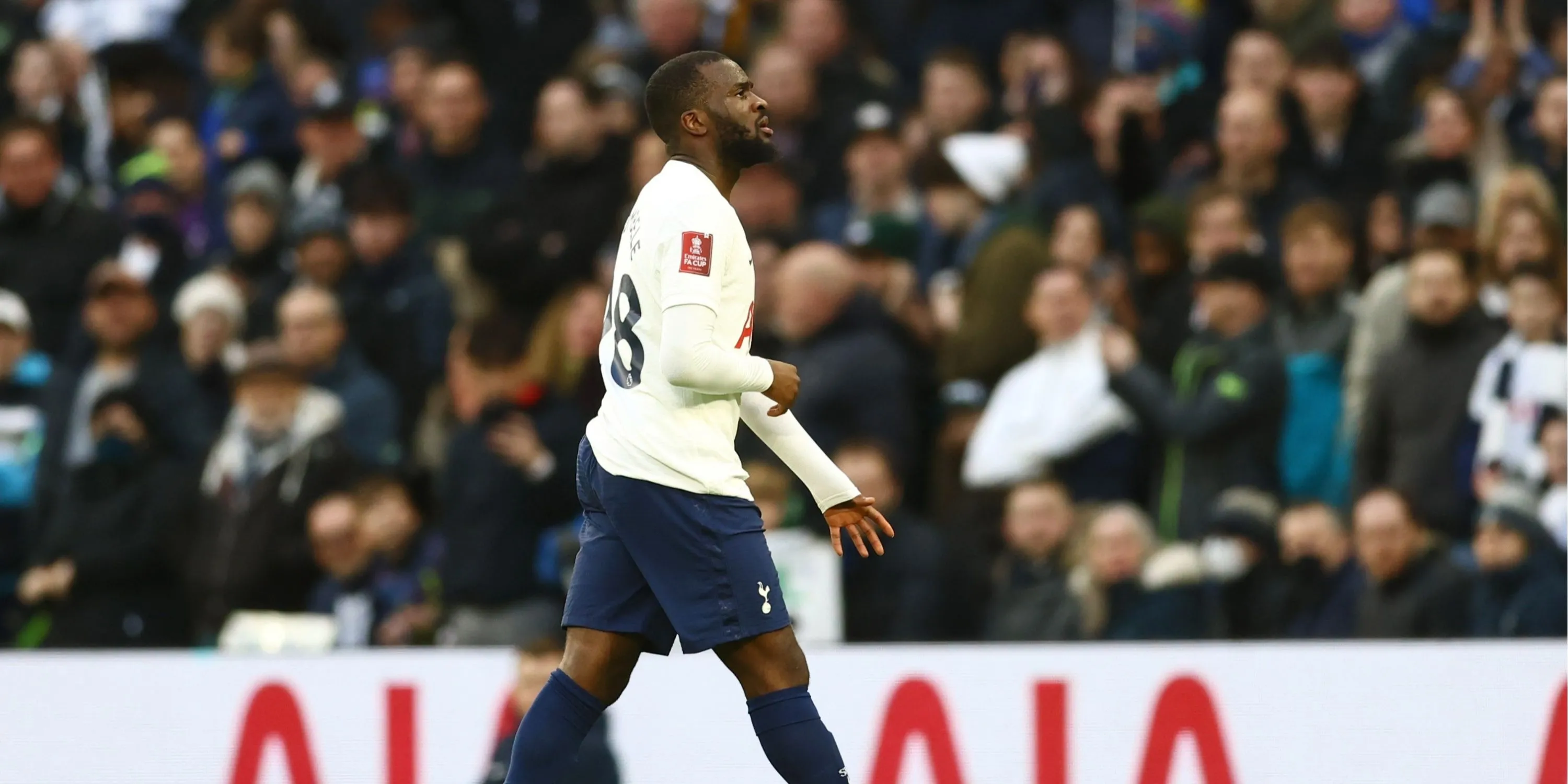 Tiền vệ Tanguy Ndombele khi còn khoác áo Tottenham Hotspur